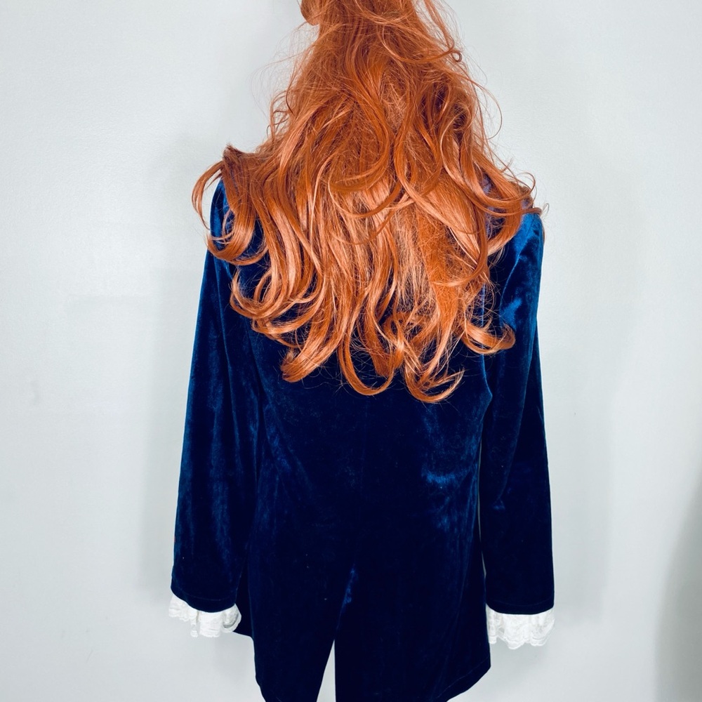 Homemade Austin Powers women blazer dress & wig cosplay costume size large - Picture 9 of 16